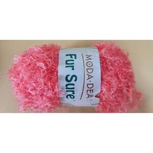 Moda Dea Fur Sure Yarn Like Coral 3259 Super Bulky Eyelash 50g 98yd Art R130